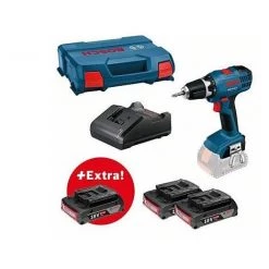 Perceuse Visseuse GSR 18-2 LI + 3 X 2.0Ah + GAL 18V-20 + LC BOSCH - 0615990L8C