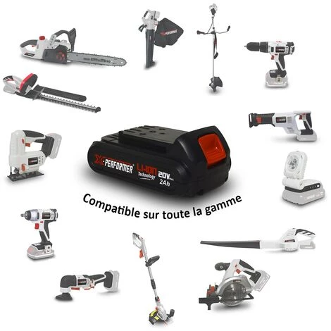 Pack Outillage X-Performer - Perceuse - Scie Sauteuse /Circulaire /Sabre /Multifonctions - Ponceuse - BATTERIES 2Ah - Chargeur 6 Pack Outillage X-Performer - Perceuse - Scie Sauteuse /Circulaire /Sabre /Multifonctions - Ponceuse - BATTERIES 2Ah - Chargeur – Image 4