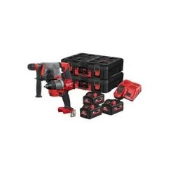 PowerPack 2 Outils | Perceuse à Percussion M18 FPD2 + 1 Perfo-burineur M18 CHX - MILWAUKEE - M18 FPP2M2-553P