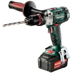 Metabo Perceuse à Percussion 18 V SB 18 LTX Impuls - 2 X 5,2 Ah Li-Power, ASC 55V, Coffret Metabox