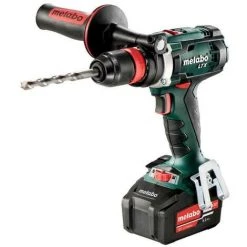 Metabo Perceuse Visseuse 18 V BS 18 LTX Q I - 2 X 5,2 Ah Li-Power, ASC 55, Coffret Metabox