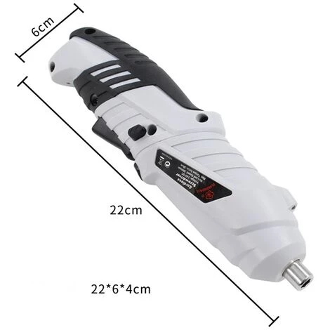 BETTERLIFE Visseuse Sans Fil, Visseuse Devisseuse Sans Fil 1.3Ah Avec 10 Accessoires, Lumière 2 LED, Câble De Charge USB, Idéal Pour Serrer Et Desserrer Les Vis 6 BETTERLIFE Visseuse Sans Fil, Visseuse Devisseuse Sans Fil 1.3Ah Avec 10 Accessoires, Lumière 2 LED, Câble De Charge USB, Idéal Pour Serrer Et Desserrer Les Vis – Image 4