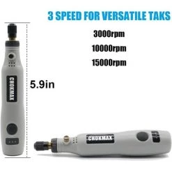 BEARSU Sans Fil Outil Rotatif, 3.7V Li-ion MRT22DC Mini Rotary Kit Multi-outils à Vitesse Variable, 24pcs Accessoires Kit électrique Rotatif Bricolage Grinder Pour Le Polissage, Nettoyage Et Gravure -Perceuse Soldes 2022 39123062 4