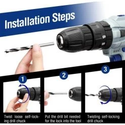 WORKPRO Perceuse Visseuse Sans Fil 12V Avec 2 Batteries Lithium-ion 2000mAh, 2 Vitesses, 18+3 Réglage De Couple, 35 Accessoires Et Lampe LED Et, Mandrin Auto-serrant 10mm, Charge Rapide 1H 10 WORKPRO Perceuse Visseuse Sans Fil 12V Avec 2 Batteries Lithium-ion 2000mAh, 2 Vitesses, 18+3 Réglage De Couple, 35 Accessoires Et Lampe LED Et, Mandrin Auto-serrant 10mm, Charge Rapide 1H -Perceuse Soldes 2022 39154517 4
