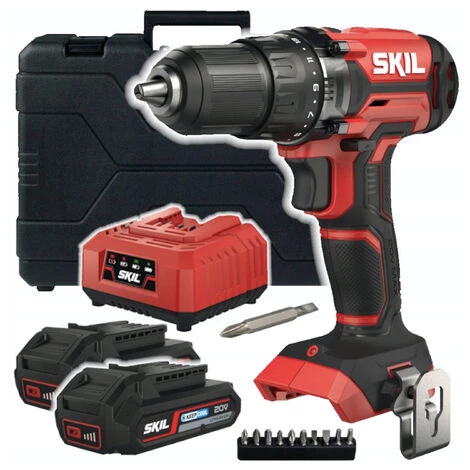 SKIL 3008 HD Perceuse/visseuse Sans Fil, 20V (2x 2,5Ah+Coffret De Transport ) 3 SKIL 3008 HD Perceuse/visseuse Sans Fil, 20V (2x 2,5Ah+Coffret De Transport )
