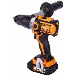 VILLAGER Perceuse Sans Fil Avec Poignée Latérale 2 Batteries Et Chargeur Fuse VLP 5120-2BSC - Orange -Perceuse Soldes 2022 39660879 5