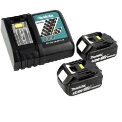Makita DHP 451 RTJ Perceuse Visseuse à Percussion Sans Fil 18 V Li-Ion, 3 Vitesses + 2x Batteries 5,0 Ah + Chargeur Rapide + Makpac -Perceuse Soldes 2022 39807958 3