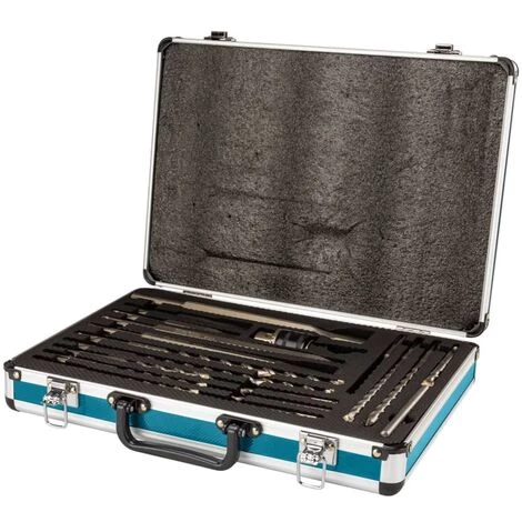Makita Ensemble De Forets Et Burins 18 Pcs Argenté 3 Makita Ensemble De Forets Et Burins 18 Pcs Argenté