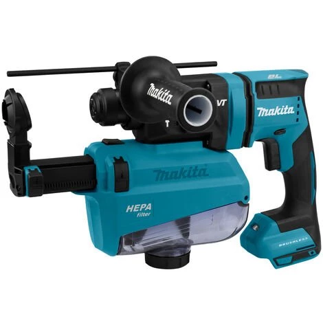 Makita DHR182ZWJU - Perforateur Burineur Li-Ion 18V SDS-plus (machine Seule) Avec Aspiration Dans MAKPAC - 1,7J - Moteur Brushless 3 Makita DHR182ZWJU - Perforateur Burineur Li-Ion 18V SDS-plus (machine Seule) Avec Aspiration Dans MAKPAC - 1,7J - Moteur Brushless