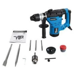 SILVERLINE MARTEAU PERFORATEUR BURINEUR SDS PLUS 1500 W -Perceuse Soldes 2022 40288545 3