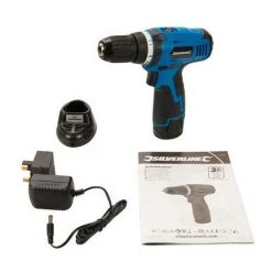 SILVERLINE PERCEUSE-VISSEUSE SANS FIL 10,8 V BATTERIE ET CHARGEUR INCLUS -Perceuse Soldes 2022 40288786 2