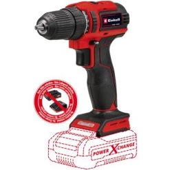 Einhell Perceuse-visseuse Sans Fil TE-CD 18/40 Li BL - Solo (18V, 2 Vitesses, 40 Nm, 21 Positions) Livré Sans Batterie Ni Chargeur