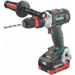 Metabo SB18LTXBLQI 18V 2x5.5Ah LiHD Brushless Combi Drill Kit