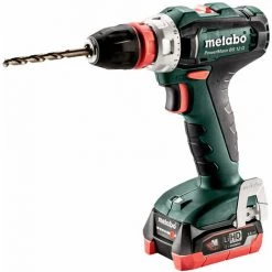 Metabo PowerMaxx BS 12 Q 12v 2x4.0Ah LiHD Quick System Drill Driver In Case