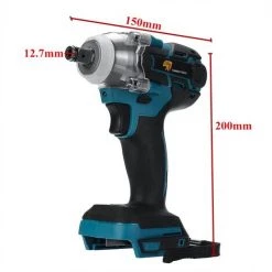 GISAM Perceuse Outil De Perçage De Clé électrique Sans Fil à Couple De 18 V 1/2 " -Perceuse Soldes 2022 41562263 5
