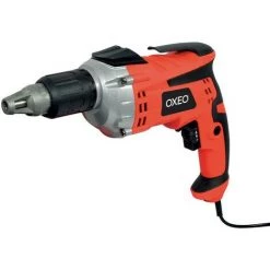 OXEO Visseuse Plaques De Plâtre 230V 710W - Idéale Pour Poser Avec Précision Les Vis Placo Platre Sur Les Montants Métalliques