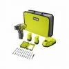 Perceuse Visseuse Sans Fil 12V RYOBI R12DD-220SA31 - 2 Batteries De 2 Ah - 1 Coffret 31 Accessoires De Vissage Offert - 1 Sac -Perceuse Soldes 2022 42086487 1