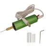 HAPPYSHOPPING Mini Perceuse Electrique Reglable De 0,8 A 1,2 Mm Avec 8 Meches De Forets 0,8 Mm 1,1 Mm Pour Bijoux Produits En Aluminium De Bricolage Porte-cles En Bois Faisant Des Moules De Coulee En Resine Vert, Modele: Vert Fonce -Perceuse Soldes 2022 42099643 1