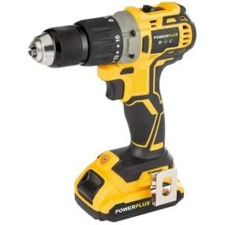 POWER PLUS Marteau Perforateur 20V Li Brushless 2 Batteries Cas Powerplus 129007