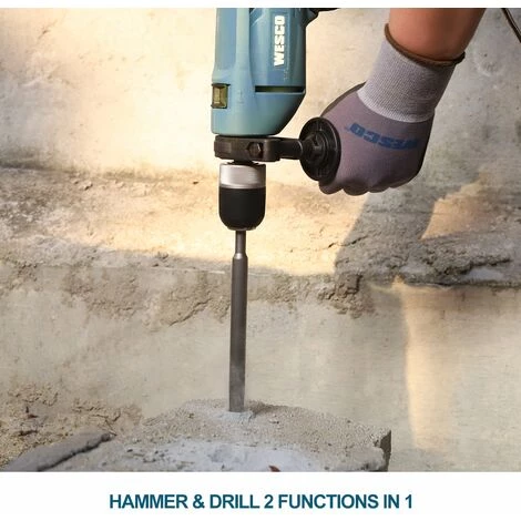 WESCOTOOLS WESCO 750W Perceuse à Percussion, Vitesse De 3000 Tr/min WS3174.4 5 WESCOTOOLS WESCO 750W Perceuse à Percussion, Vitesse De 3000 Tr/min WS3174.4 – Image 3