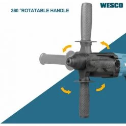 WESCOTOOLS WESCO 800W Perceuse à Percussion, 2.8J Mandrin SDS-Plus -Perceuse Soldes 2022 42308945 5