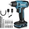 WESCOTOOLS 12V Perceuse Sans Fil, Vitesse Variable 0-850 Tr/min Avec 13Pcs Accessories WS2551K