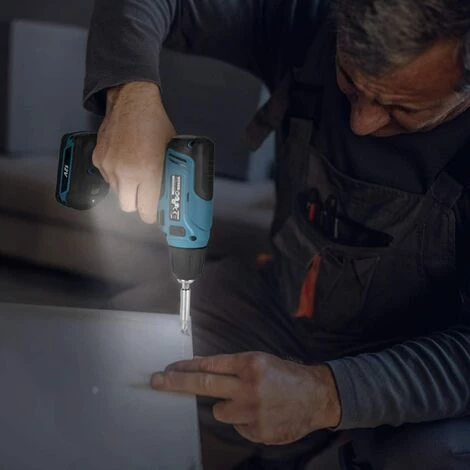 WESCOTOOLS 12V Perceuse Sans Fil, Vitesse Variable 0-850 Tr/min Avec 13Pcs Accessories WS2551K 6 WESCOTOOLS 12V Perceuse Sans Fil, Vitesse Variable 0-850 Tr/min Avec 13Pcs Accessories WS2551K – Image 4