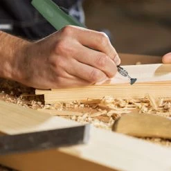 HAPPYSHOPPING Kit D'outils Rotatifs Electriques Multi-usages Avec 10 Pieces D'accessoires Pour Bricolage Leger Artisanat Polissage Cirage Perçage Gravure Prise UE, Modele : Prise UE -Perceuse Soldes 2022 42724061 5