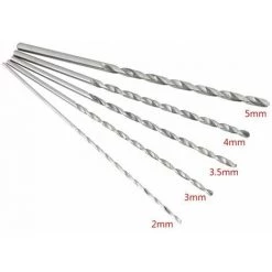 HIASDFLS 5Pcs Set De Mèches Hélicoïdales En Acier À Haute Vitesse Queue Ronde Diamètres De 2Mm, 3Mm, 3.5Mm, 4Mm, 5Mm, Longueur De 150Mm Pour Outils De Forage, Foreuses, Perceuses, Fraiseuses, Tours 8 HIASDFLS 5Pcs Set De Mèches Hélicoïdales En Acier À Haute Vitesse Queue Ronde Diamètres De 2Mm, 3Mm, 3.5Mm, 4Mm, 5Mm, Longueur De 150Mm Pour Outils De Forage, Foreuses, Perceuses, Fraiseuses, Tours -Perceuse Soldes 2022 42839778 2