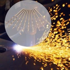 HIASDFLS Akozon 10Pcs Jeu De Forets Hss Acier À Haute Vitesse Drill Forets Bits Co/M35 Forets Hélicoïdales(2.5Mm) -Perceuse Soldes 2022 42840087 3