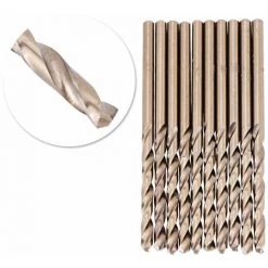 HIASDFLS Akozon 10Pcs Jeu De Forets Hss Acier À Haute Vitesse Drill Forets Bits Co/M35 Forets Hélicoïdales(2.5Mm) -Perceuse Soldes 2022 42840087 5