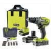 Perceuse-visseuse 2 Vitesses RYOBI 18V ONEPLUS - 2 Batteries LithiumPlus 2,0 Ah - 1 Chargeur Rapide - 58 Accessoires De Vissage - R18DD3-220SA59 -Perceuse Soldes 2022 42893519 1