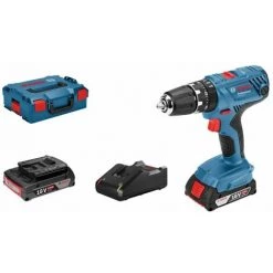 Bosch Batterie 18V GSB 18V-21 / 2x 2.0Ah Batterie Avec De La L-BOXX