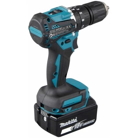 Makita 18V Perceuse Visseuse à Percussion DHP487RAJ / 2 Batteries 2,0 Ah + Chargeur MAKPAC 4 Makita 18V Perceuse Visseuse à Percussion DHP487RAJ / 2 Batteries 2,0 Ah + Chargeur MAKPAC – Image 2