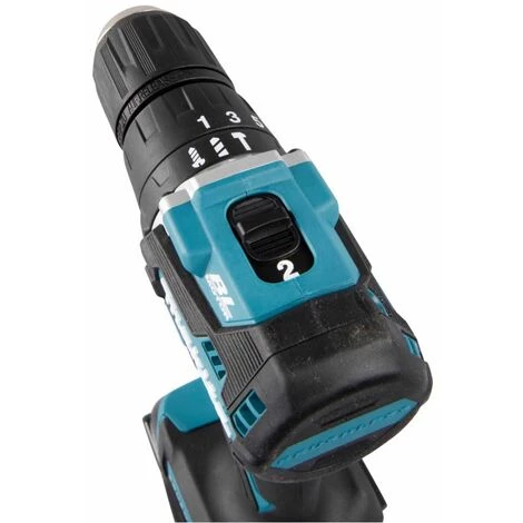 Makita 18V Perceuse Visseuse à Percussion DHP487RAJ / 2 Batteries 2,0 Ah + Chargeur MAKPAC 6 Makita 18V Perceuse Visseuse à Percussion DHP487RAJ / 2 Batteries 2,0 Ah + Chargeur MAKPAC – Image 4