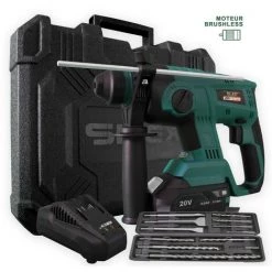 Marteau Perforateur 20V Sans Fil Silex® (1 Batterie 6 Ah SLX ) + 12 Mèches SDS - MOTEUR BRUSHLESS