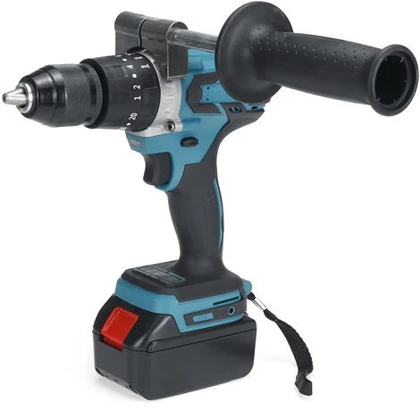 DMTOOL 520N.M 13mm Perceuse Sans Fil Sans Balais 20 Torque Perceuse à Percussion électrique Avec Batterie 4000mah 2 3 DMTOOL 520N.M 13mm Perceuse Sans Fil Sans Balais 20 Torque Perceuse à Percussion électrique Avec Batterie 4000mah 2
