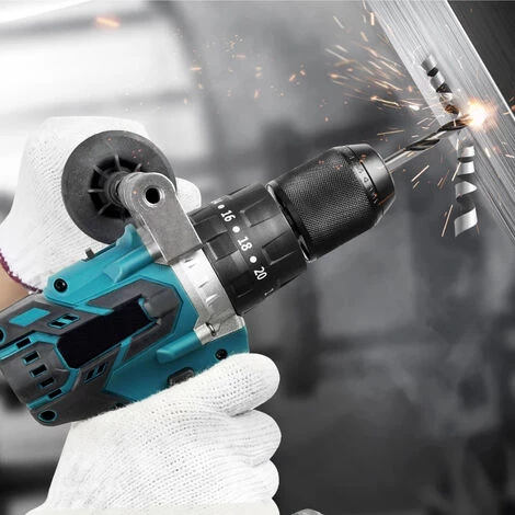 DMTOOL 520N.M 13mm Perceuse Sans Fil Sans Balais 20 Torque Perceuse à Percussion électrique Avec Batterie 4000mah 2 6 DMTOOL 520N.M 13mm Perceuse Sans Fil Sans Balais 20 Torque Perceuse à Percussion électrique Avec Batterie 4000mah 2 – Image 4