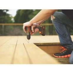 BLACK + DECKER Perceuse-visseuse Sans-fil Autosense 18V BLACK+DECKER(Livrée Avec 1 Chargeur + 1 Batterie 1,5 Ah) - ASD184K-QW -Perceuse Soldes 2022 44410843 3