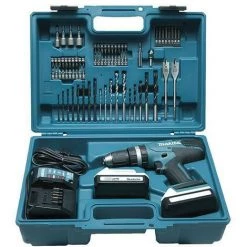 MAKITA Perceuse Visseuse A Percussion - 2x18V - 1,5Ah - 74 Accessoires