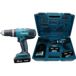 MAKITA Perceuse Visseuse A Percussion - 2x18V - 1,5Ah - 74 Accessoires -Perceuse Soldes 2022 44413392 4