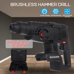 Perceuse Visseuse Electrique Sans Fil 0-4800/min Noir Pour Matika 68V(Batterie Non Incluse) Jmax -Perceuse Soldes 2022 44650516 4