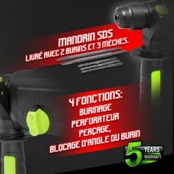 Marteau Perforateur 1050W BMC - Constructor 8 Marteau Perforateur 1050W BMC - Constructor -Perceuse Soldes 2022 4491077 3