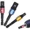 Carré，Adaptateur Porte Douilles 1/4" 3/8" 1/2" Adaptateur Porte Douille Pour Visseuse à Choc Adaptateur Porte Douille Visseuse A Choc Prise Perceuse Visseuse Jeu De Rallonges Colorés GrooFoo -Perceuse Soldes 2022 44937230 1