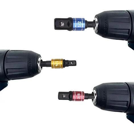 Carré,Adaptateur Porte Douilles 1/4" 3/8" 1/2" Adaptateur Porte Douille Pour Visseuse à Choc Adaptateur Porte Douille Visseuse A Choc Prise Perceuse Visseuse Jeu De Rallonges Colorés GrooFoo 6 Carré,Adaptateur Porte Douilles 1/4" 3/8" 1/2" Adaptateur Porte Douille Pour Visseuse à Choc Adaptateur Porte Douille Visseuse A Choc Prise Perceuse Visseuse Jeu De Rallonges Colorés GrooFoo – Image 4