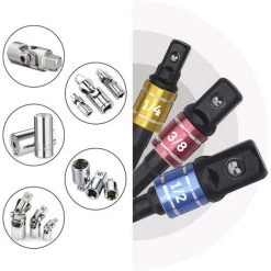 Carré,Adaptateur Porte Douilles 1/4" 3/8" 1/2" Adaptateur Porte Douille Pour Visseuse à Choc Adaptateur Porte Douille Visseuse A Choc Prise Perceuse Visseuse Jeu De Rallonges Colorés GrooFoo 11 Carré,Adaptateur Porte Douilles 1/4" 3/8" 1/2" Adaptateur Porte Douille Pour Visseuse à Choc Adaptateur Porte Douille Visseuse A Choc Prise Perceuse Visseuse Jeu De Rallonges Colorés GrooFoo -Perceuse Soldes 2022 44937230 5