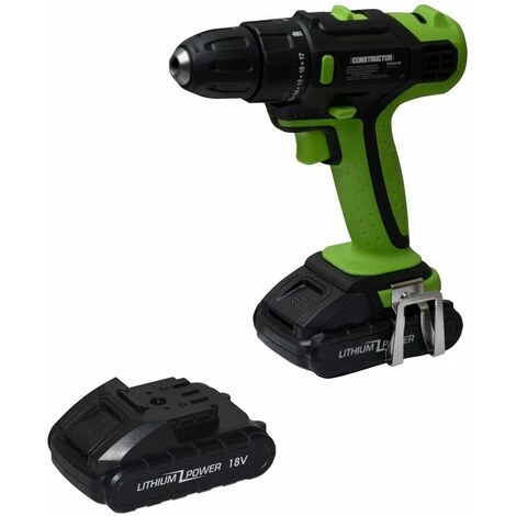 Perceuse Visseuse 18V Lithium 2 Bat. - Constructor 3 Perceuse Visseuse 18V Lithium 2 Bat. - Constructor