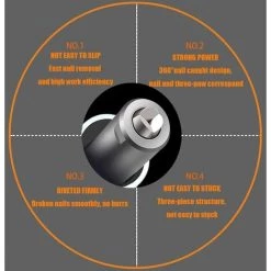 SUN FLOWERIT Électrique Ensemble De Têtes De Conversion Pour Pistolet à Riveter En Alliage D'aluminium Perceuse électrique Trousse à Outils Adaptateur Riveteuse Adaptateur Insert -Perceuse Soldes 2022 45226212 3