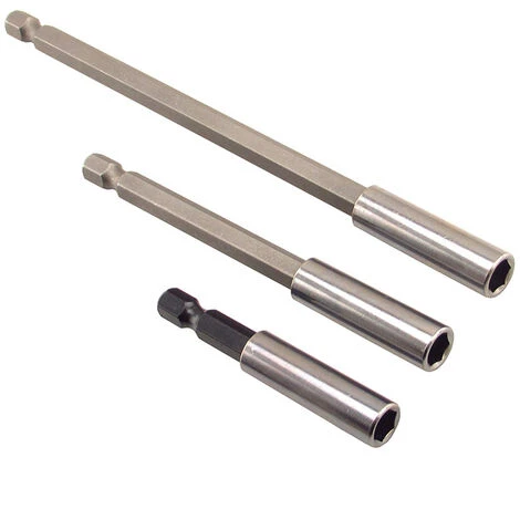 Perceuse Électrique Tournevis Embout Hexagonal Titulaire De Bits Extension Bar Porte-Bit Foret Magnétique Outil De La Tige 60/100/150mm,Irisfr(3pcs) 3 Perceuse Électrique Tournevis Embout Hexagonal Titulaire De Bits Extension Bar Porte-Bit Foret Magnétique Outil De La Tige 60/100/150mm,Irisfr(3pcs)