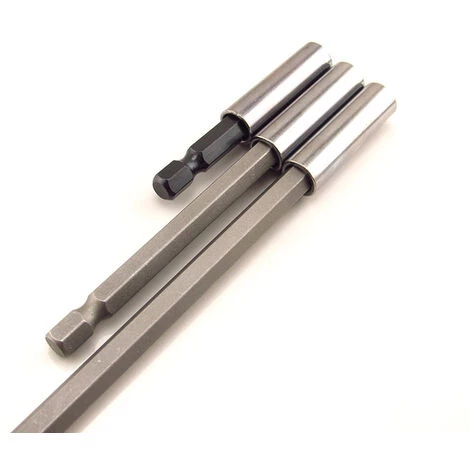Perceuse Électrique Tournevis Embout Hexagonal Titulaire De Bits Extension Bar Porte-Bit Foret Magnétique Outil De La Tige 60/100/150mm,Irisfr(3pcs) 4 Perceuse Électrique Tournevis Embout Hexagonal Titulaire De Bits Extension Bar Porte-Bit Foret Magnétique Outil De La Tige 60/100/150mm,Irisfr(3pcs) – Image 2